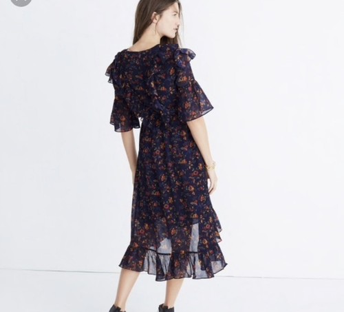Madewell ruffle dress - ruffle,